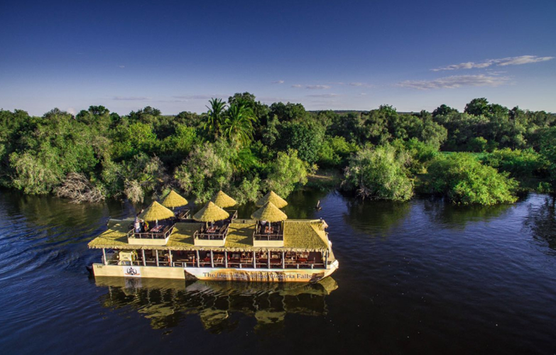 Boat cruise in Zambezi river