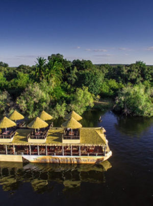 Boat cruise in Zambezi river